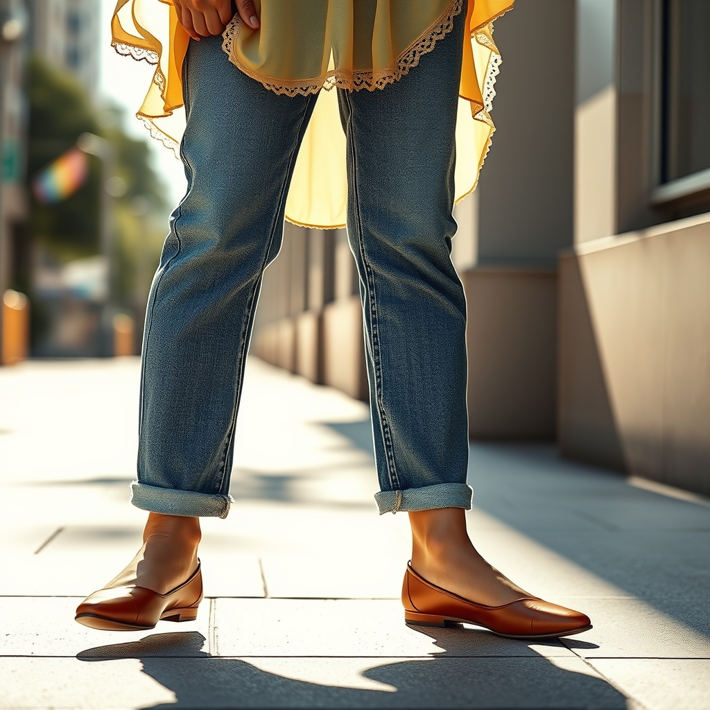 The New Guardians of Elegance: How Ballet Flats and Brut Denim Are Redefining the Intersection of Sportif and Romanticism