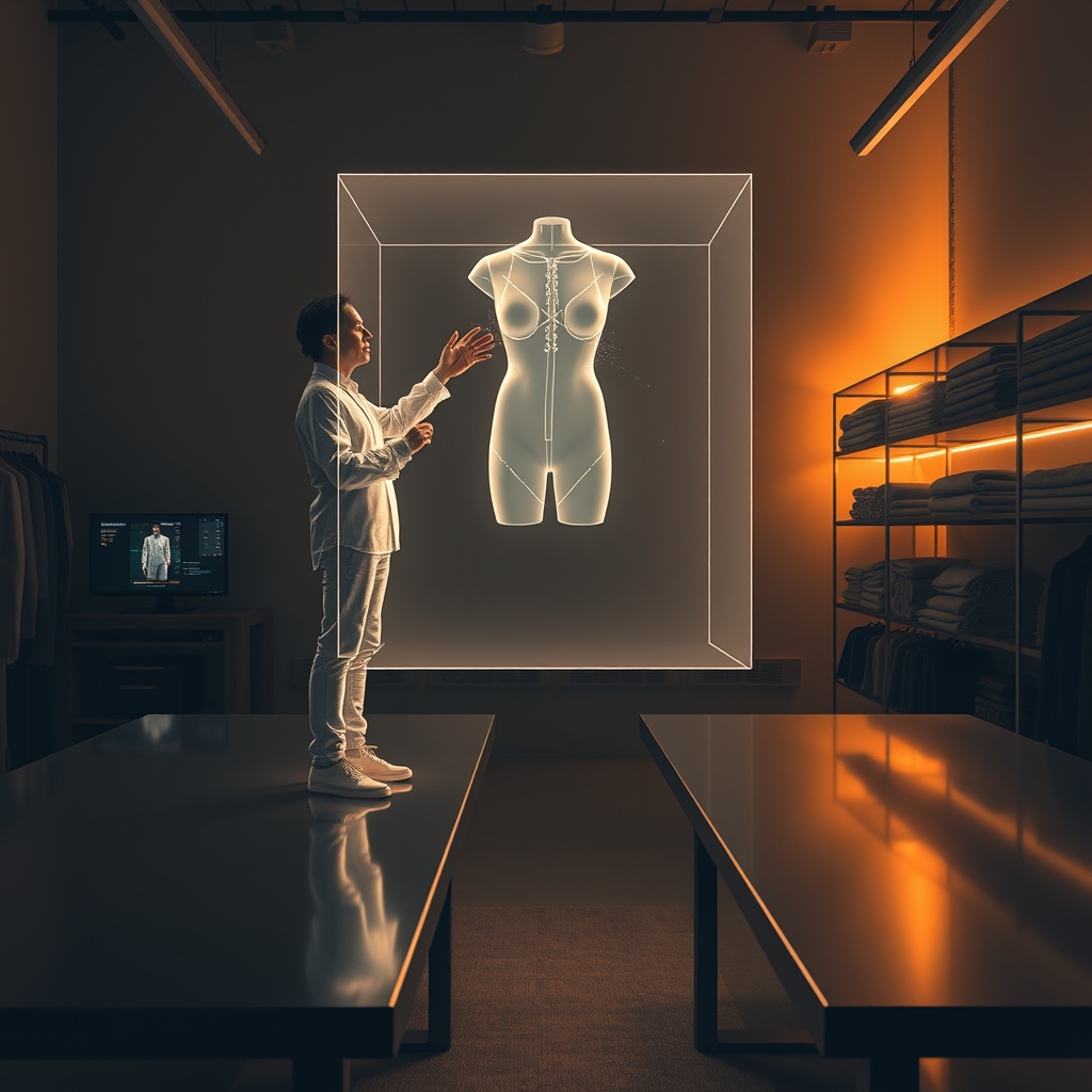 The Hologram of Hands: How Collaborative Prototyping and Digital Pattern Development Are Stitching the Future in Midair