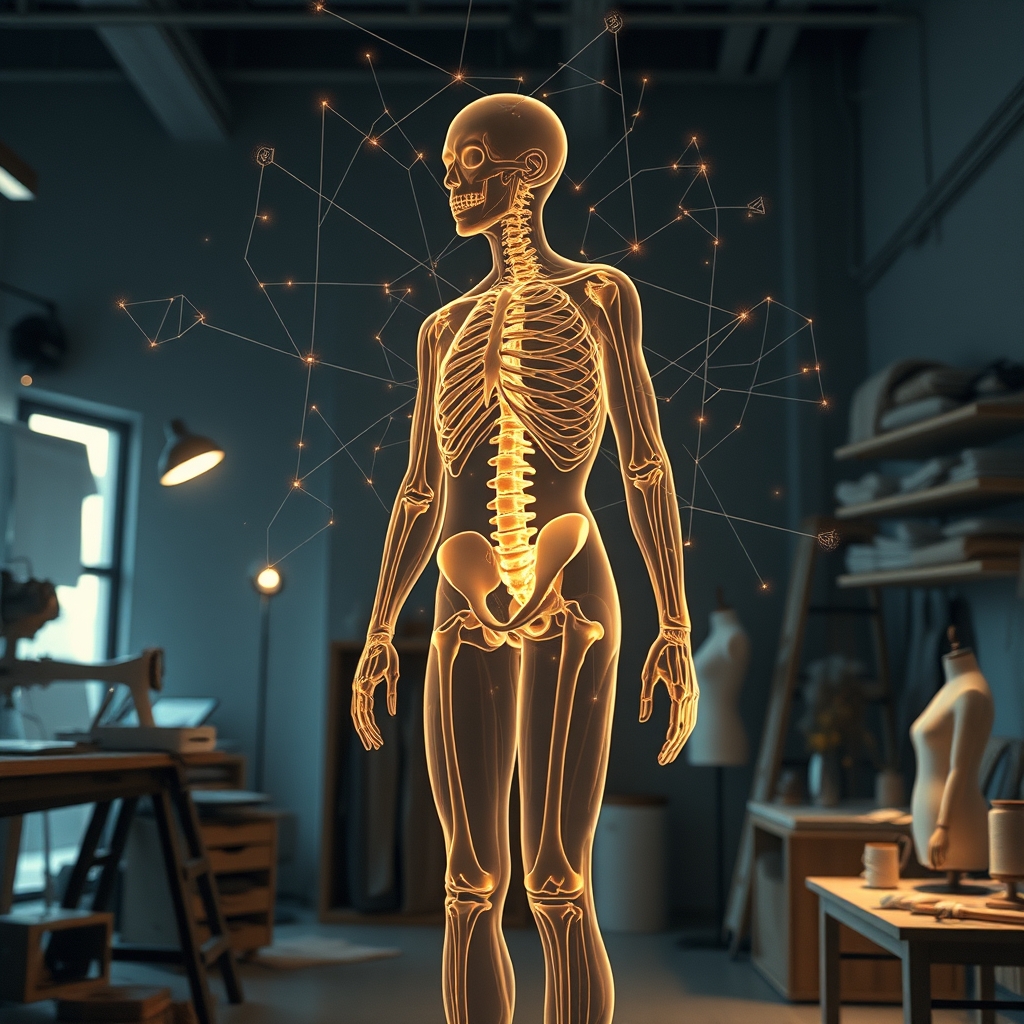 The Luminous Skeleton: How Digital Pattern Development and Anthropometric Design Are Illuminating the Body’s Hidden Architecture