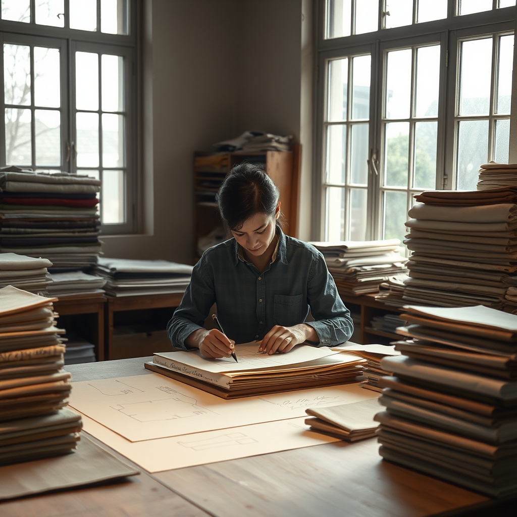 The Hushed Cartography of Threads: A Journey Through Custom Fit Pattern Drafting and Sustainable Garment Construction