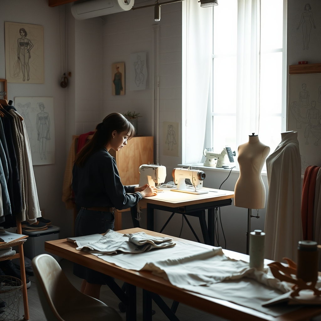The Whispering Threads: A Reflective Journey Through Custom Fit Pattern Drafting and Sustainable Garment Construction